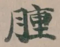 腫 위치 확인됨