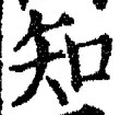 「知」字