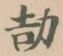 Đã định vị 劼