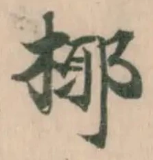 椰の位置