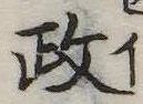 政の位置