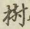 글자 樹