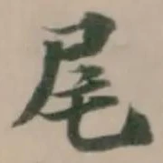 尾 위치 확인됨
