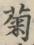 글자 菊