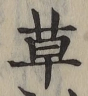 글자 草