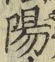 글자 陽