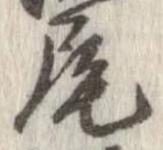 尾 위치 확인됨