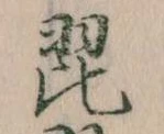 琵の位置