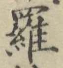글자 羅
