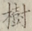 글자 樹