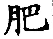 文字肥