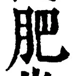 文字肥