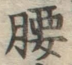 Character 腰