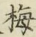 Chữ 梅