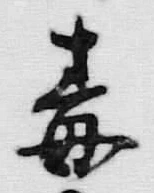 글자 毒