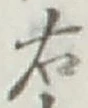 글자 右