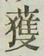 글자 獲