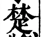 글자 楚