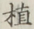 글자 植