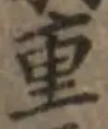 글자 重