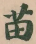 Đã định vị 苗