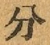 글자 分