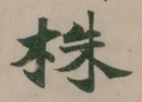 株の位置