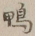 글자 鴨