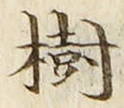 “樹”字