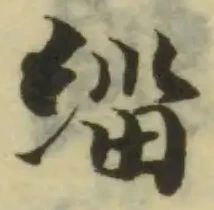 緇の位置