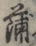 蒲の位置