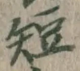 글자 短