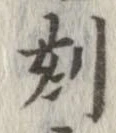 刻の位置