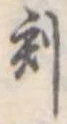 刻の位置