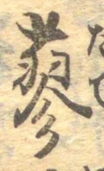 蓼の位置