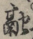 融の位置