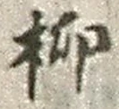 글자 柳