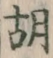 Character 胡
