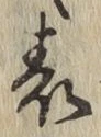 文字表