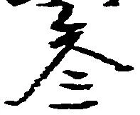 参の位置