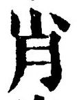 글자 肖