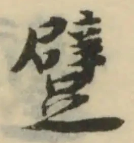 躄の位置