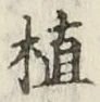 글자 植