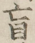 盲の位置