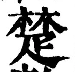 글자 楚
