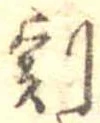割の位置