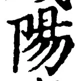 글자 陽