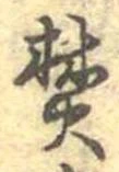 焚の位置