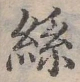 絲の位置