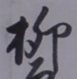 글자 柳
